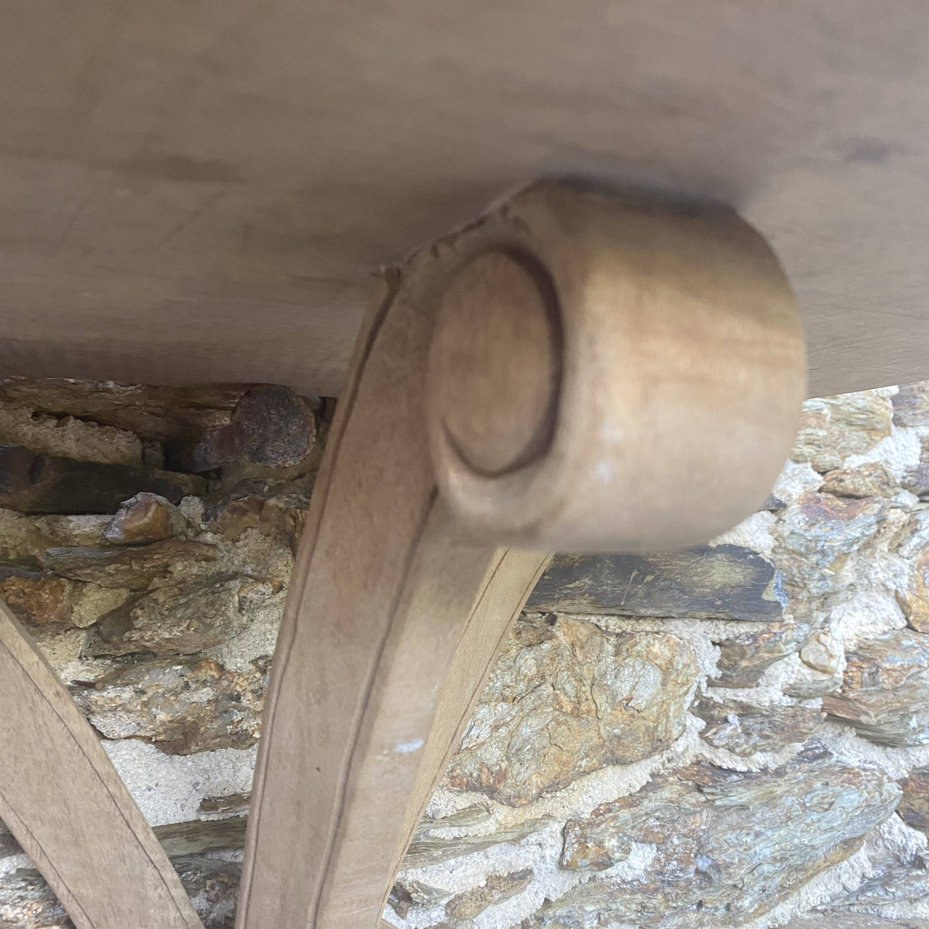 carved wooden wall shelf or wall console