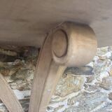 carved wooden wall shelf or wall console