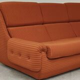 Complete orange salon JITONA in Atlantis Space Age style from the 1970s.