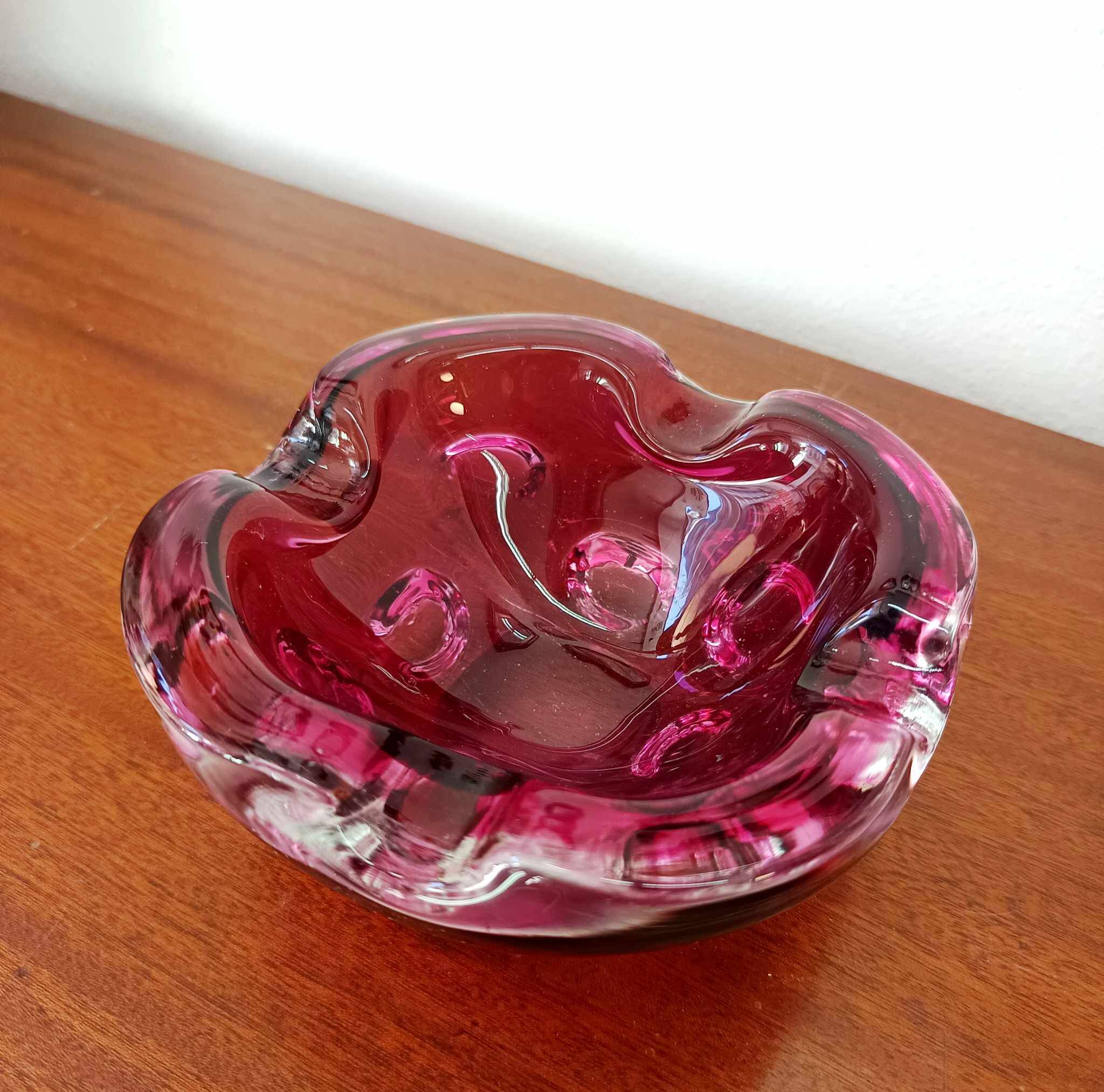 Murano glass designer ashtray