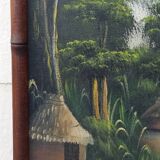 Vintage canvas painting