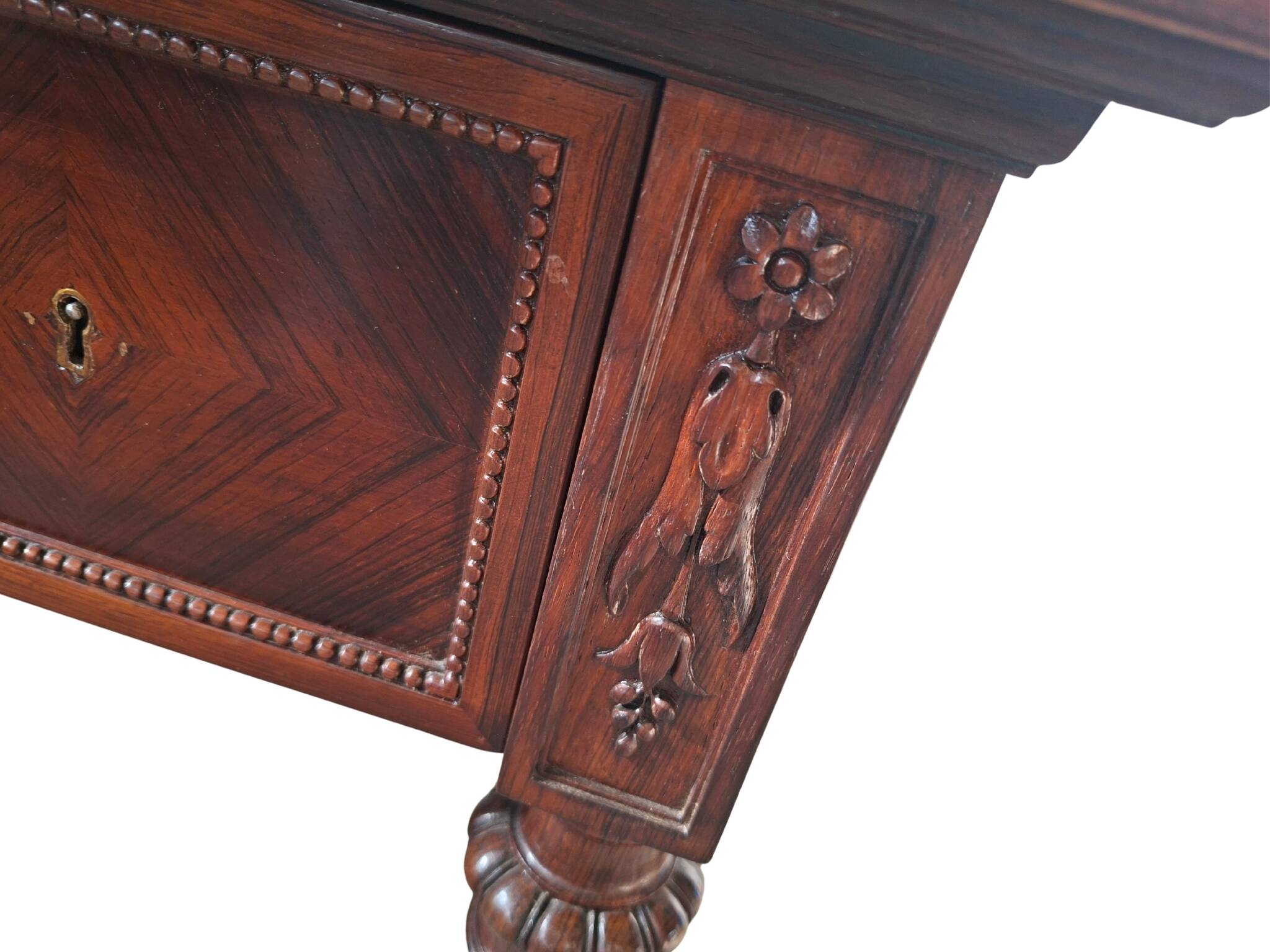 Scrivania Vintage in Stile Neoclassico