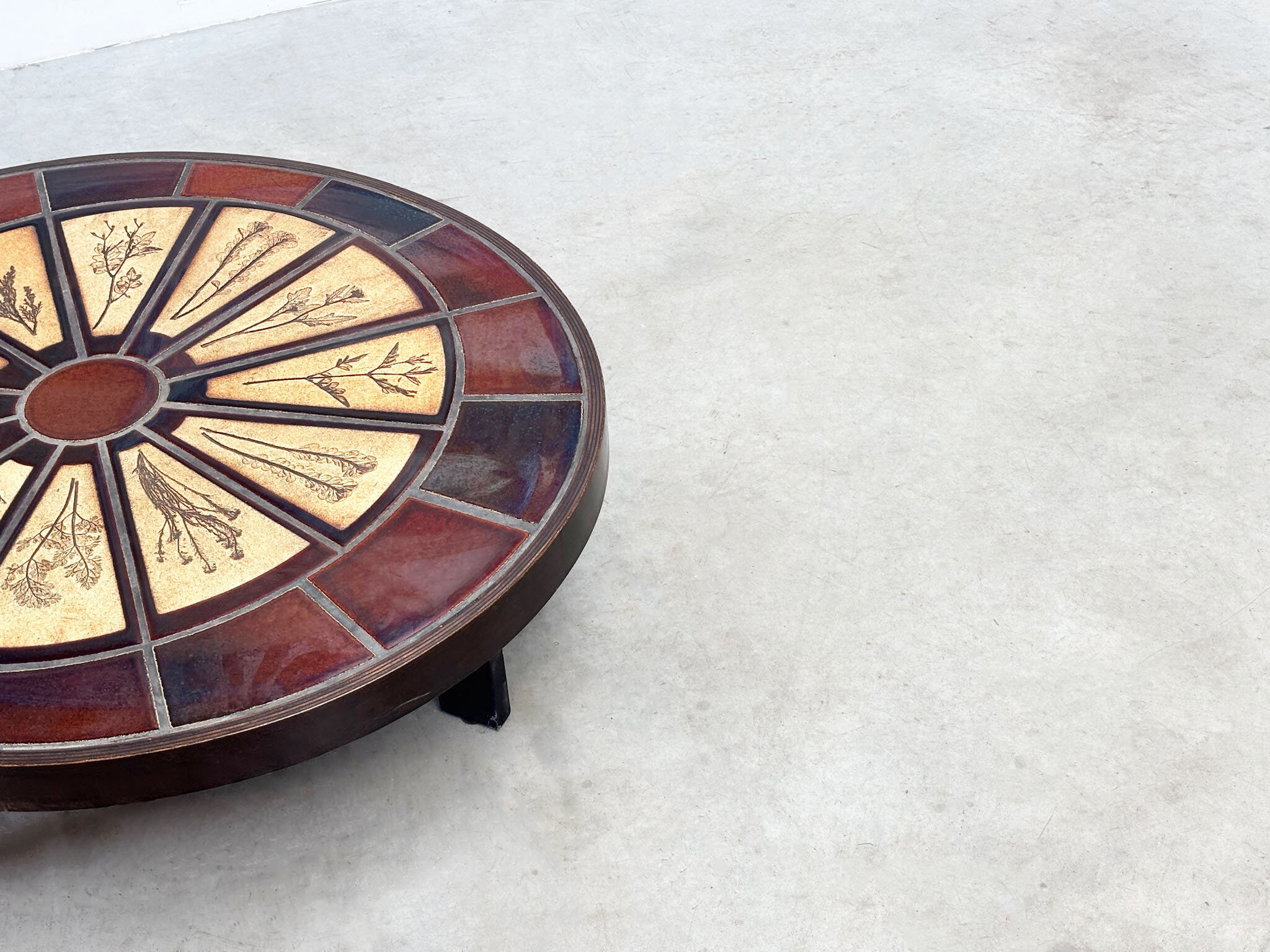 Rare Roger Capron ceramic coffee table