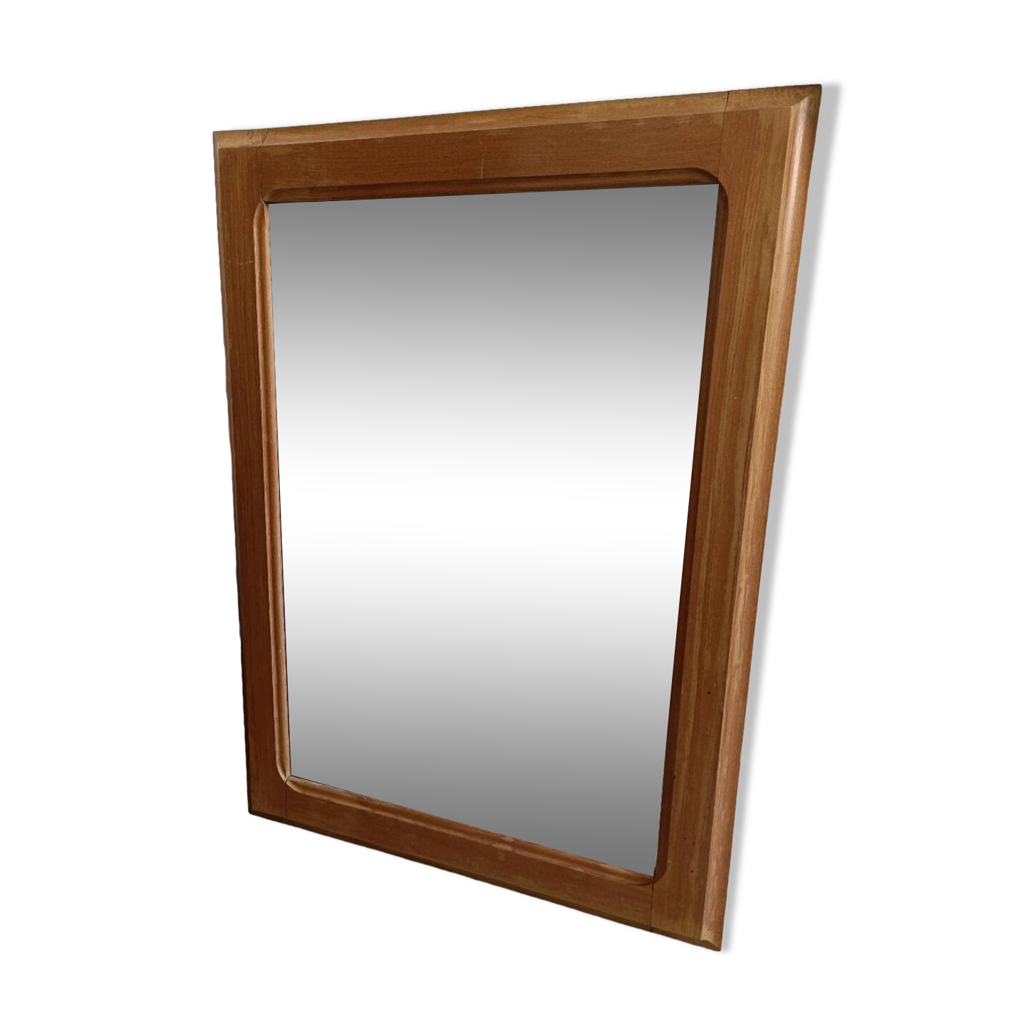 70' Scandinavian solid wood mirror