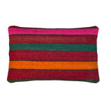 Vintage turkish kilim cushion cover, 30 x 50 cm