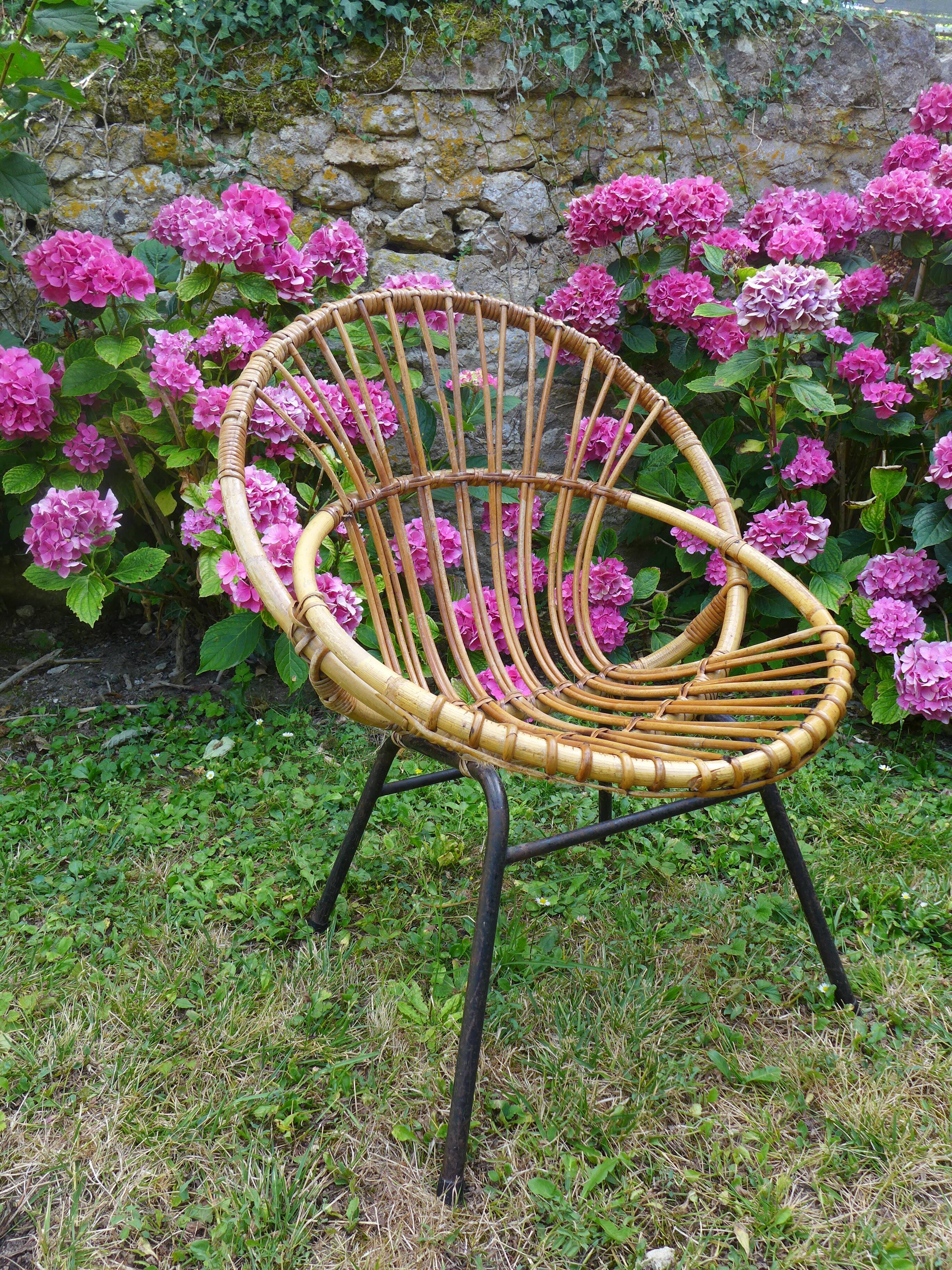 Vintage rattan chair