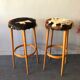 Duo of vintage bar stools