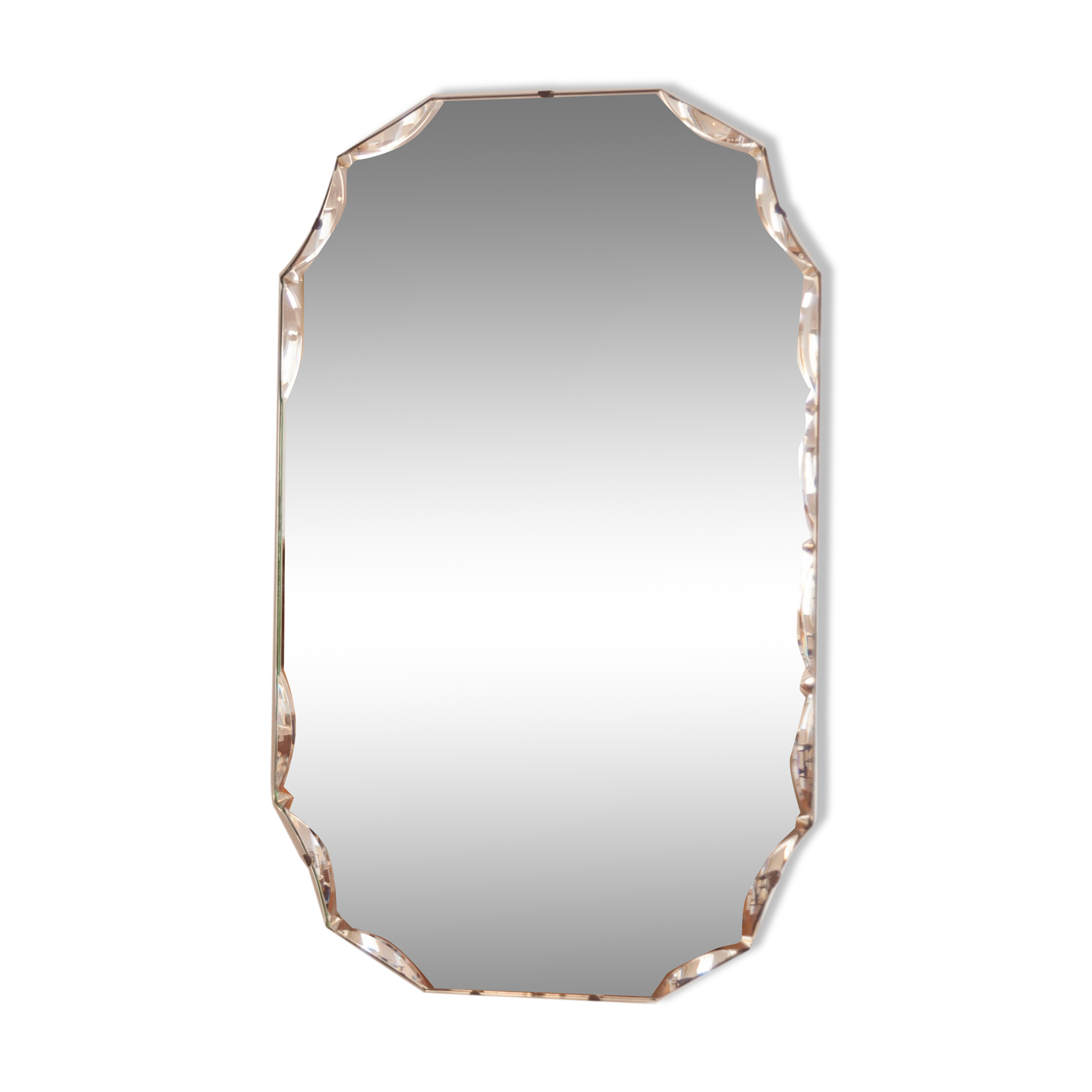 Bevelled mirror 30s 33x56cm