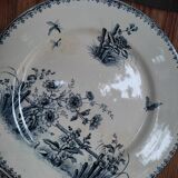 7 Tsarina dessert plates by Sarreguemines