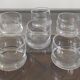 Set of 6 vintage "wobble" glasses (boat special)