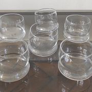 Set of 6 vintage "wobble" glasses (boat special)