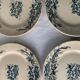 8 plates and an old compoter Terre de Fer HB and Co.