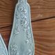 9 silver-plated Art Nouveau forks 1900-1920 with daisy decoration