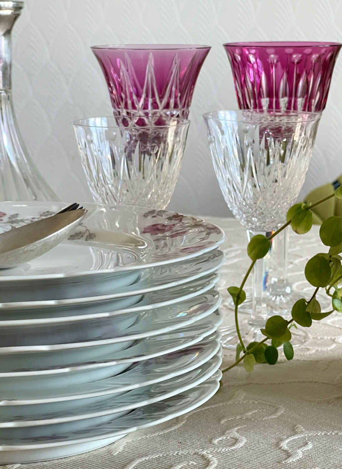 8 Haviland Limoges plates from the 19th century.