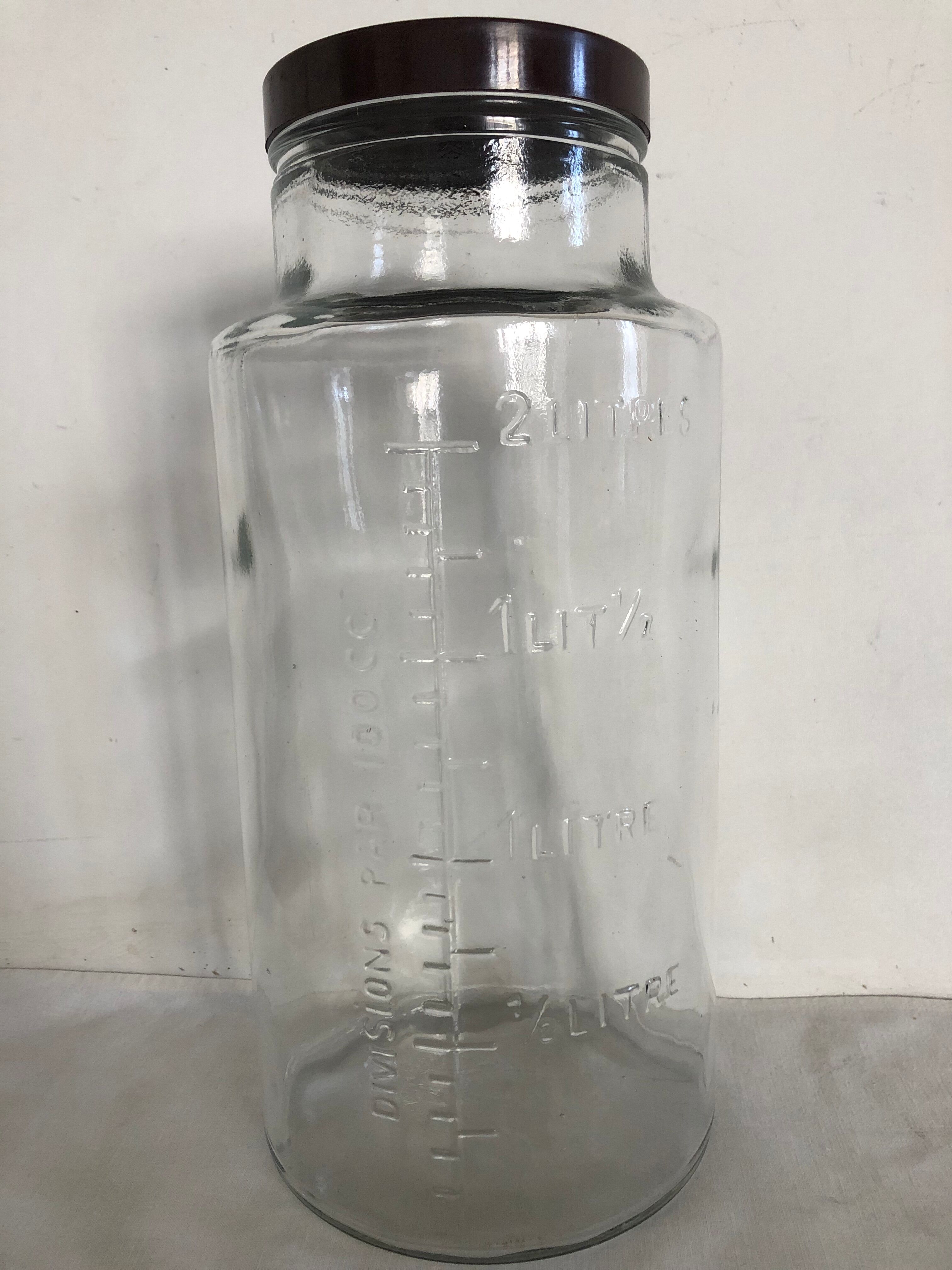 Bocal avec bouchon bakélite - 2 litres