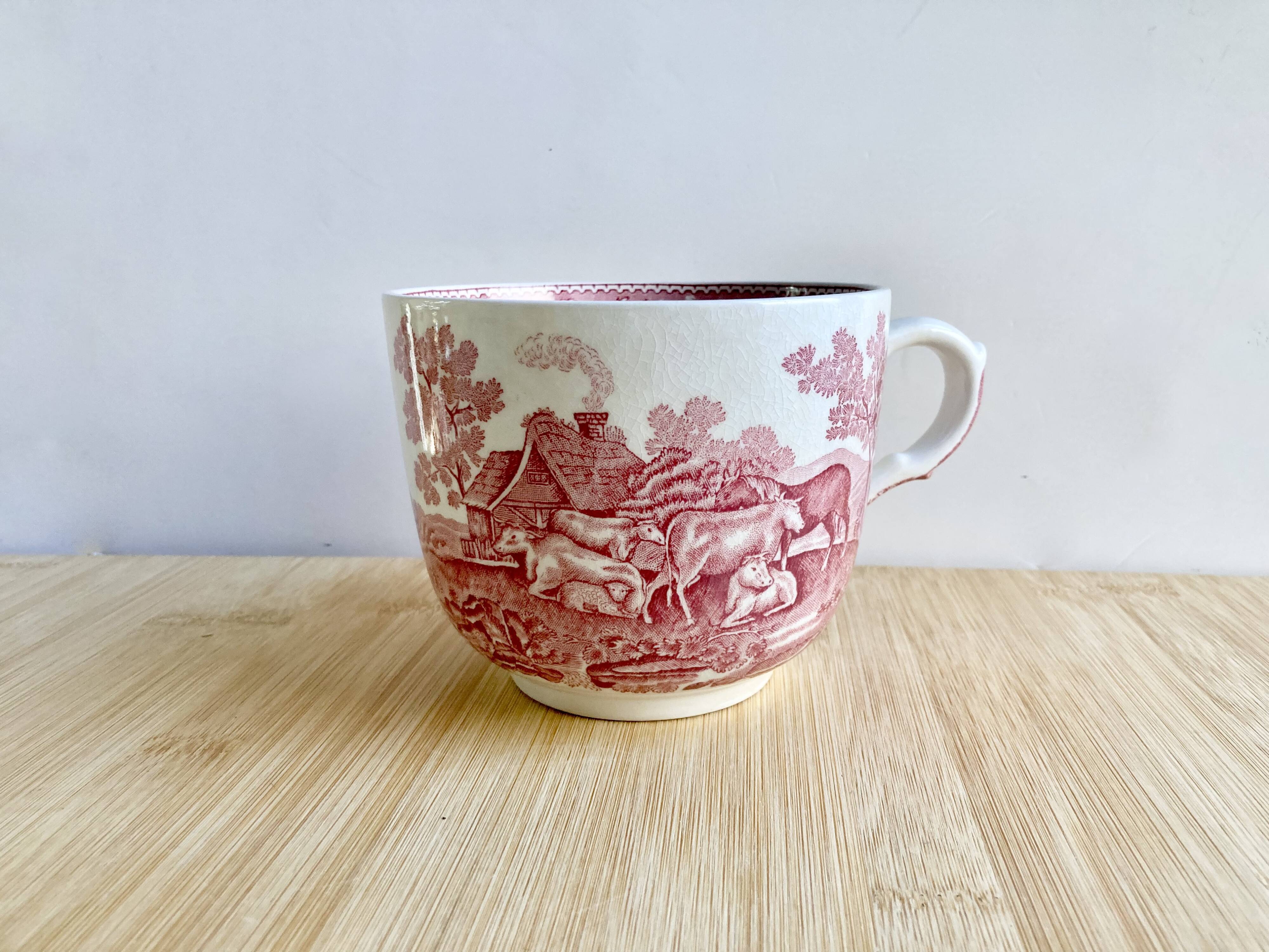 very large vintage wedgwood mug