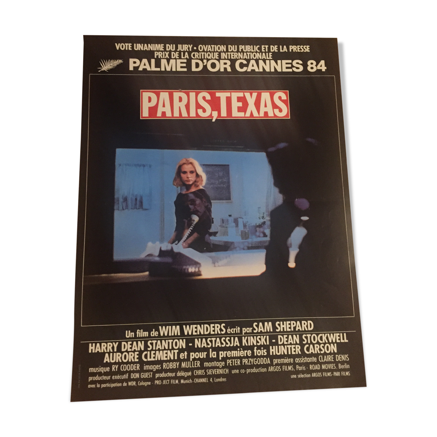 Movie poster "Paris,Texas"