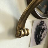 Antique console in wood and stucco