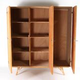 Audoux Minet style rattan wardrobe