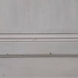 Porte de communication h221xl90cm ancienne panneautée, moulurée, intérieure