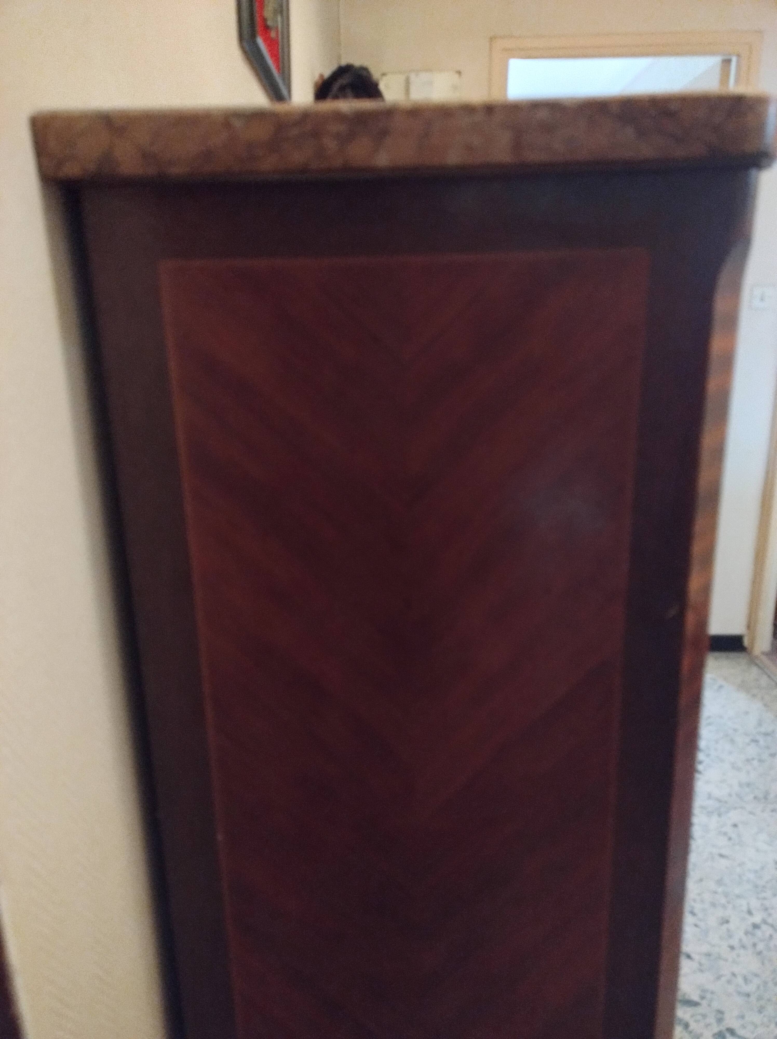 Antique wardrobe in Louis XVI style