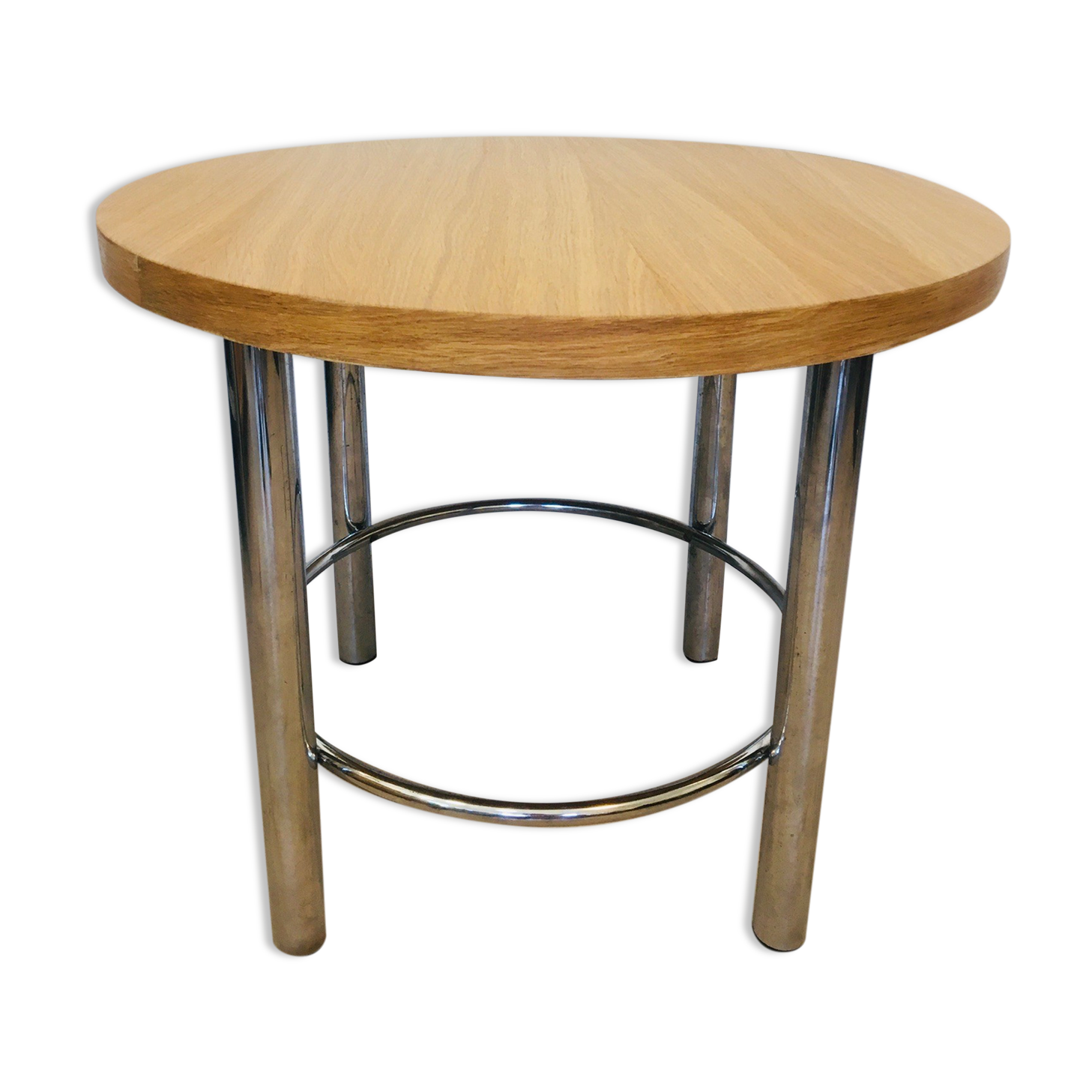 Bauhaus Chrome Table From Kovona, 1970s