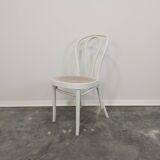 Chaise de salle à manger, canne en bois courbé, n°18, années 1970