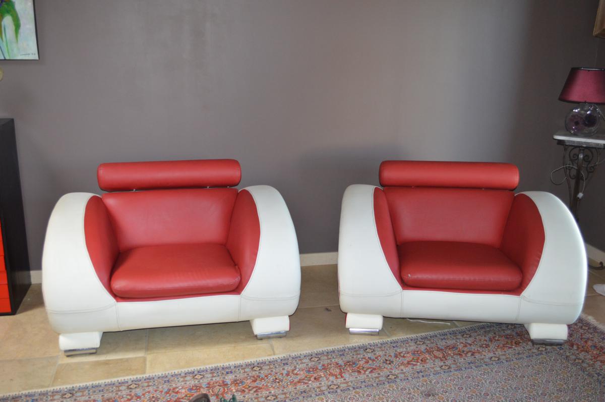 Pair of 70s armchairs