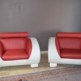 Pair of 70s armchairs