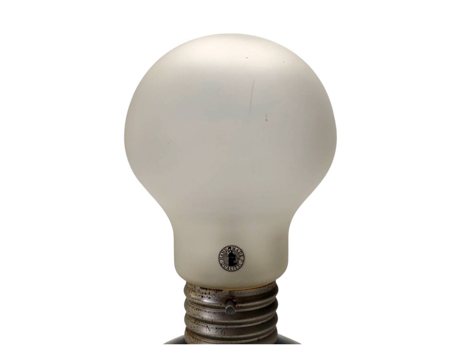 1990 ikea table lamp – vintage bulb shape in frosted glass