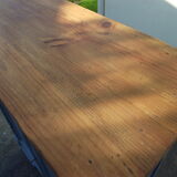 Blue-grey skated parisian buffet