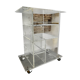 Vintage plexiglass furniture/audio furniture/cart