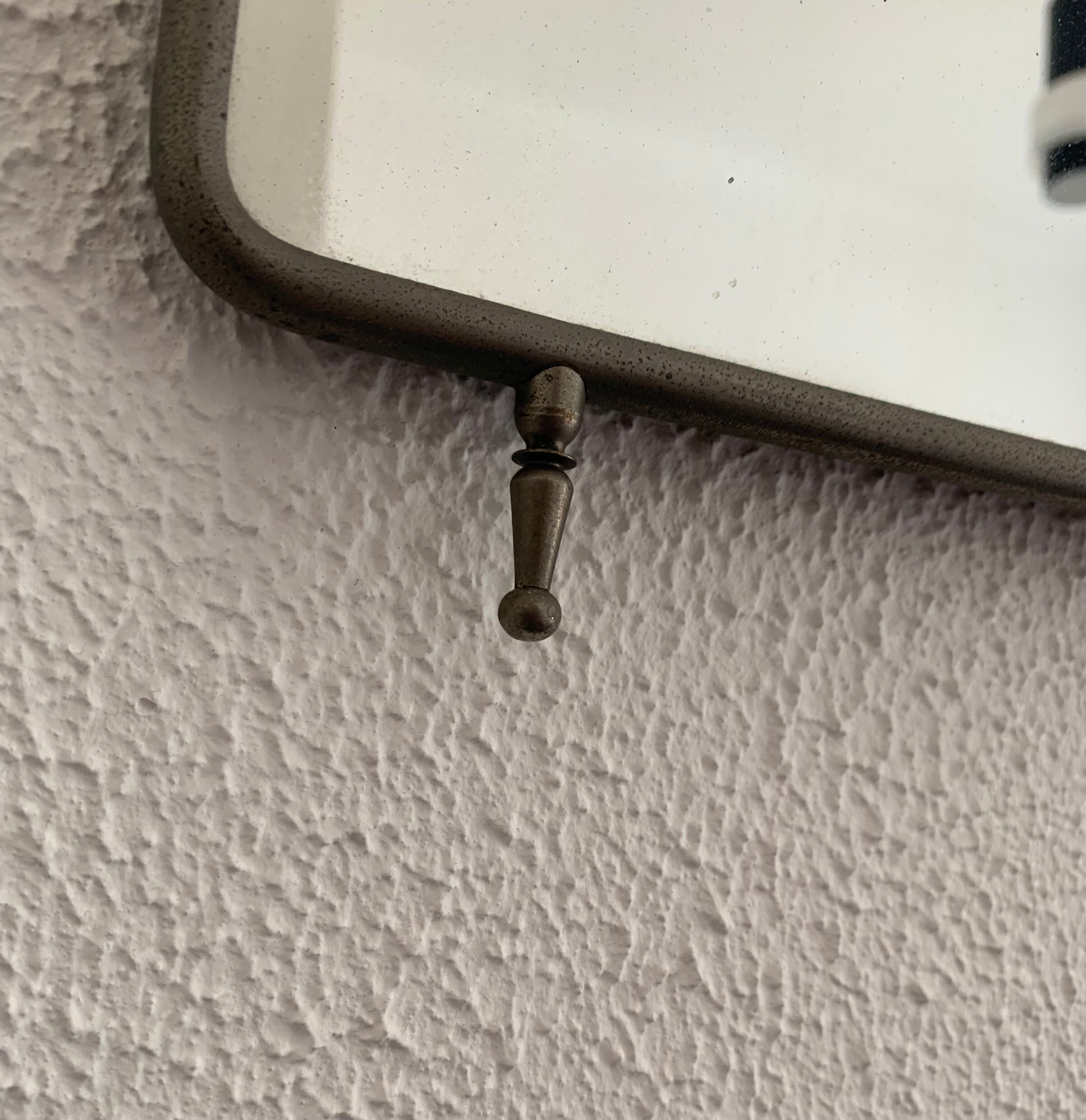 Vintage mirror 1930 barber triptych - 28 x 69 cm