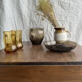 Smoked glass carafe