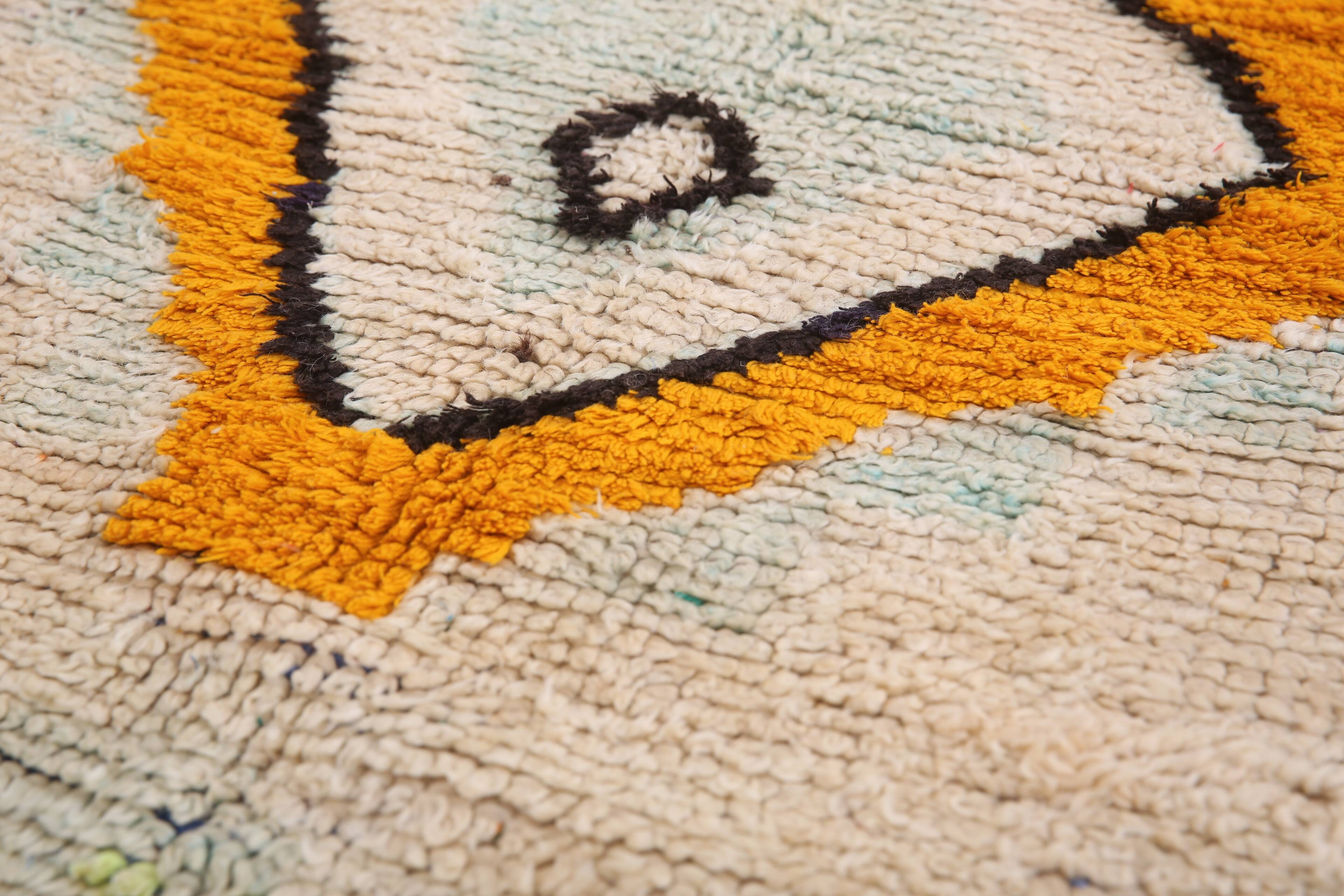 Vintage Moroccan Rug 172 x 275 cm - Berber rug Handmade - Bohemian Wool Rug