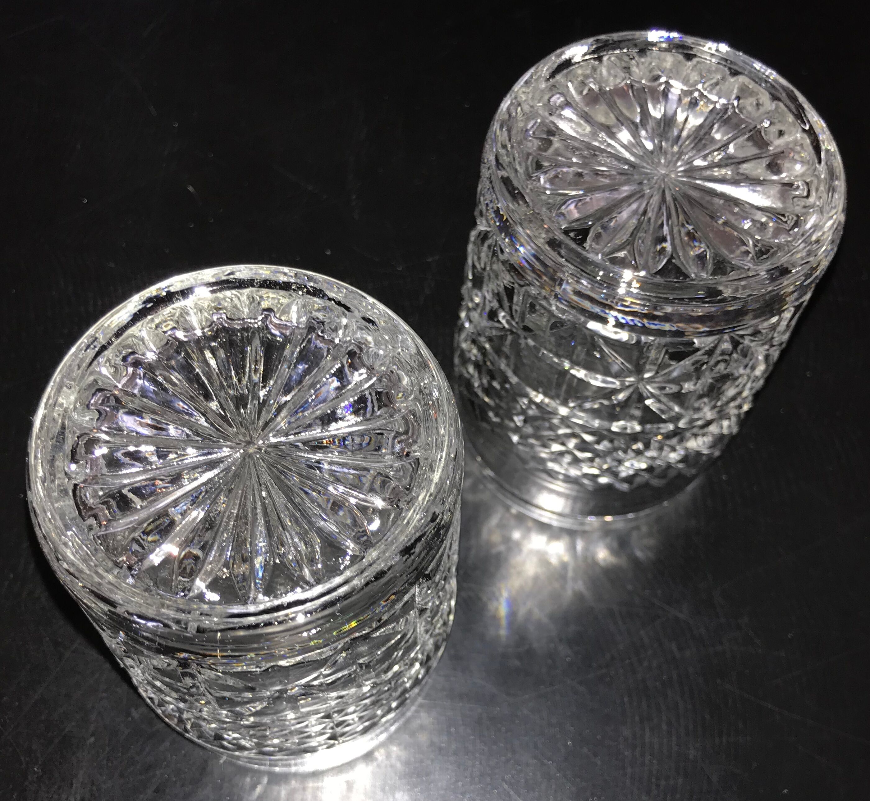 Paire de verres à whisky