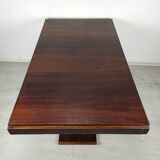 Rosewood art deco cradle table