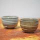 Glazed ceramic bowl X 2, pottery, decorative bowl, appetizer bowl