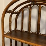 Rattan bookcase
