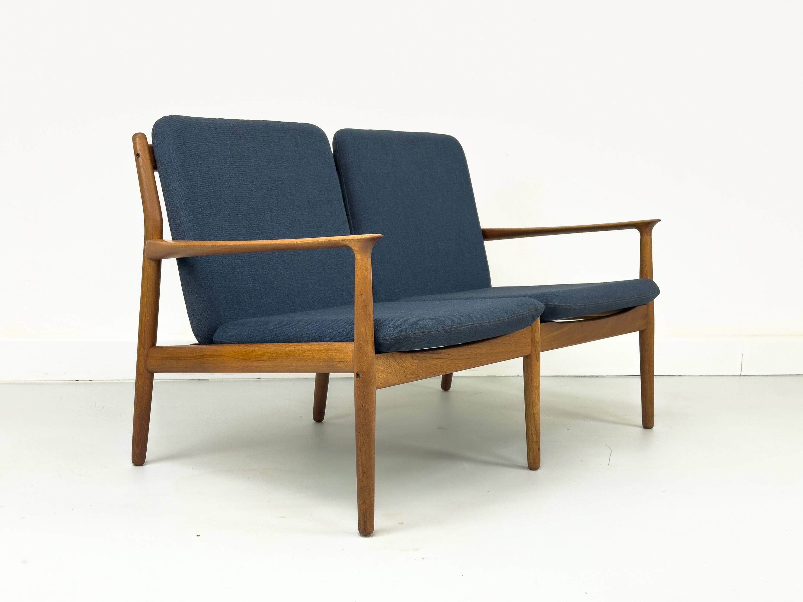 Danish Teak Lounge Sofa by Svend Aage Eriksen for Glostrup, 1960s