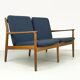 Danish Teak Lounge Sofa by Svend Aage Eriksen for Glostrup, 1960s