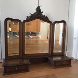 Coiffeuse miroir triptyque