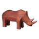 Rhinocéros résine terracotta