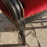 Pair of Louis XV style cabriolet armchairs