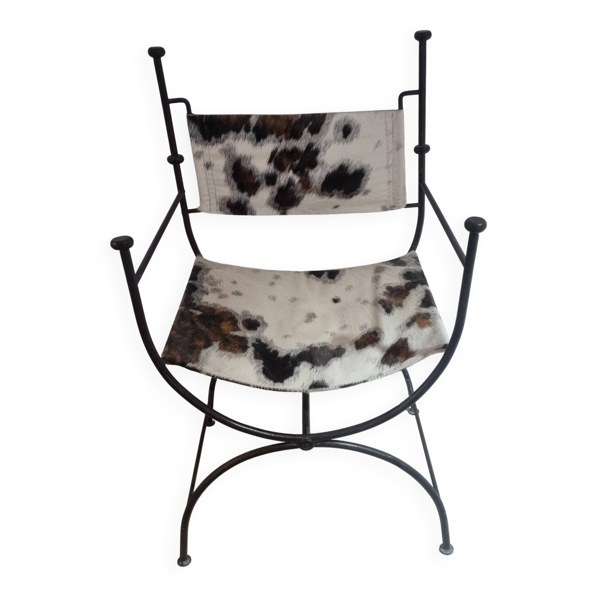 Fauteuil Art Déco de style Curule