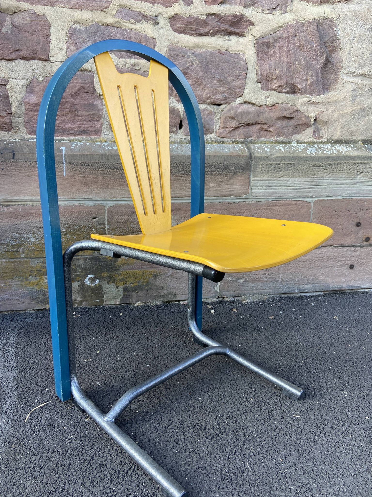Set of 4 vintage chairs design lounge by Baumann, 1980-90s