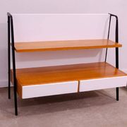 Fully renovated mid century bookshelf by Tatra, 1960s, Czechoslovakia