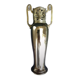 WMF Art Nouveau brass vase