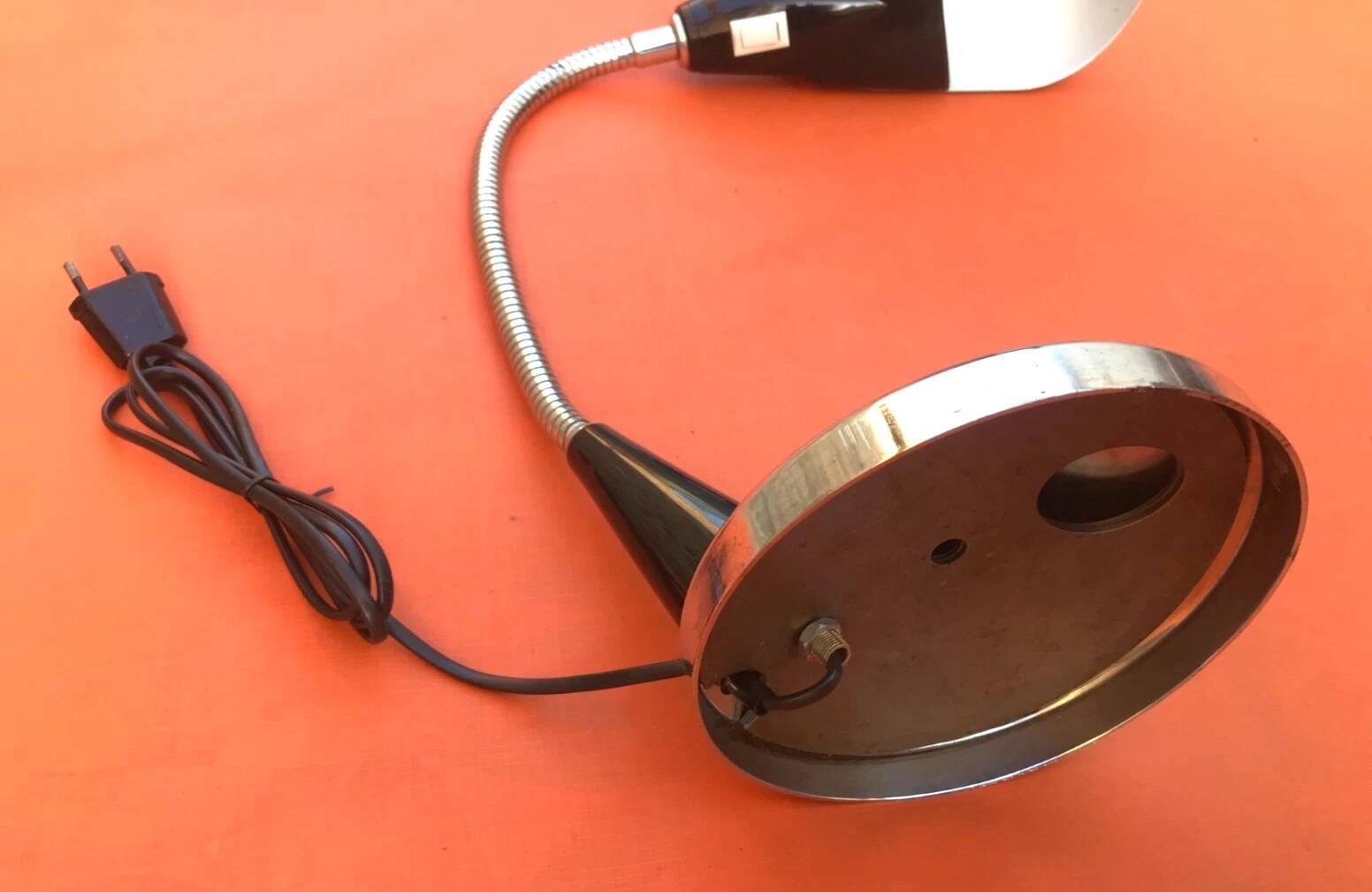 Lampe de bureau italienne dans le style d'Angelo Gaetano Sciolari, années 1970