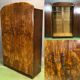 English art deco walnut closet